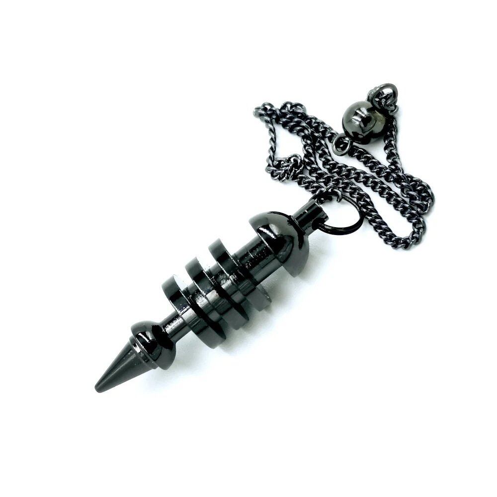Copper Metal Pendulum, Dowsing Pendulum, Spiritual Divination Healing Tool, Wiccan Balancing Tip Cone Pendant, Parallel Import