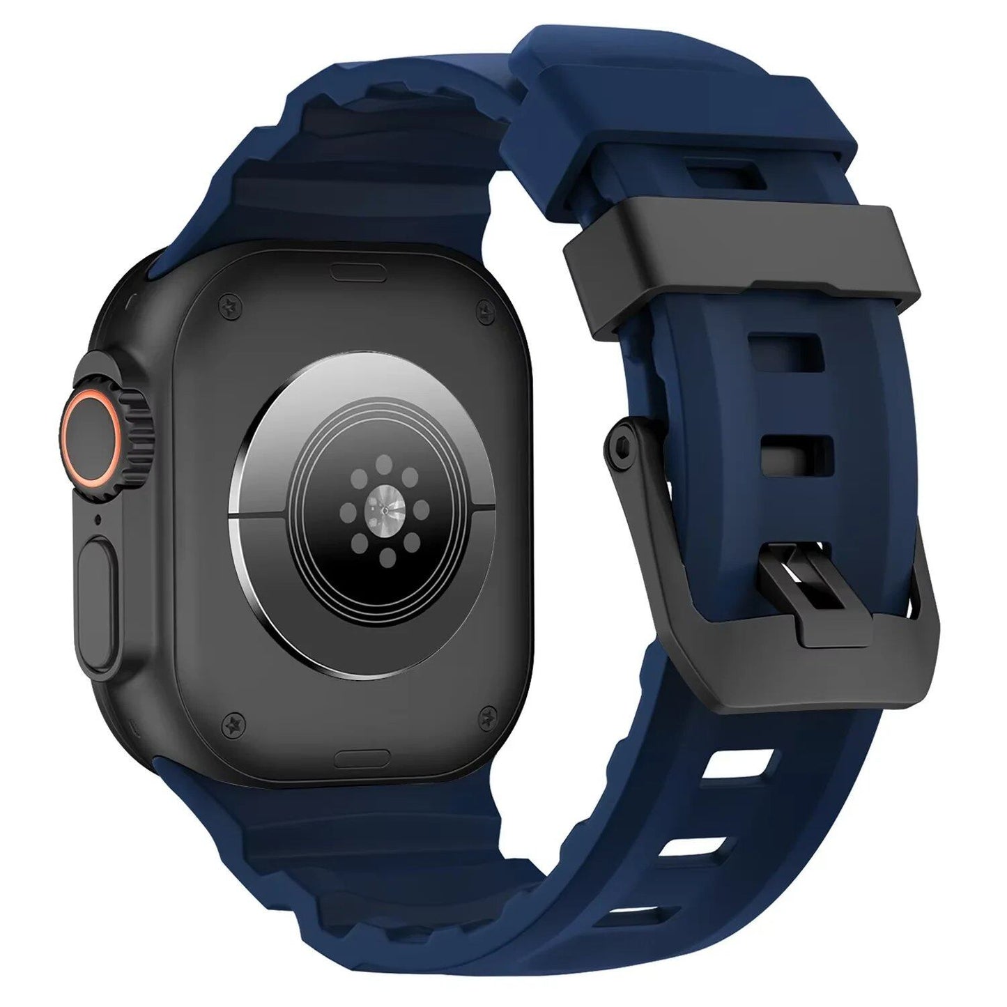Trail Silicone Band Bracelet Strap for Apple Watch Ultra 2 49mm / Series 10/9/8/7 45mm / iWatch 6/5/SE 44mm, Band Color: mm, Parallel Import