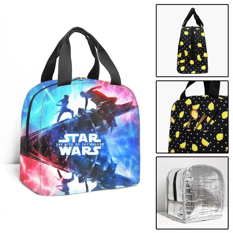 スター・ウォーズ キッズ 保冷ランチバッグ 保温トート 子供用ピクニックバッグ お弁当袋 旅行用ランチバッグ カラー:0 並行輸入品