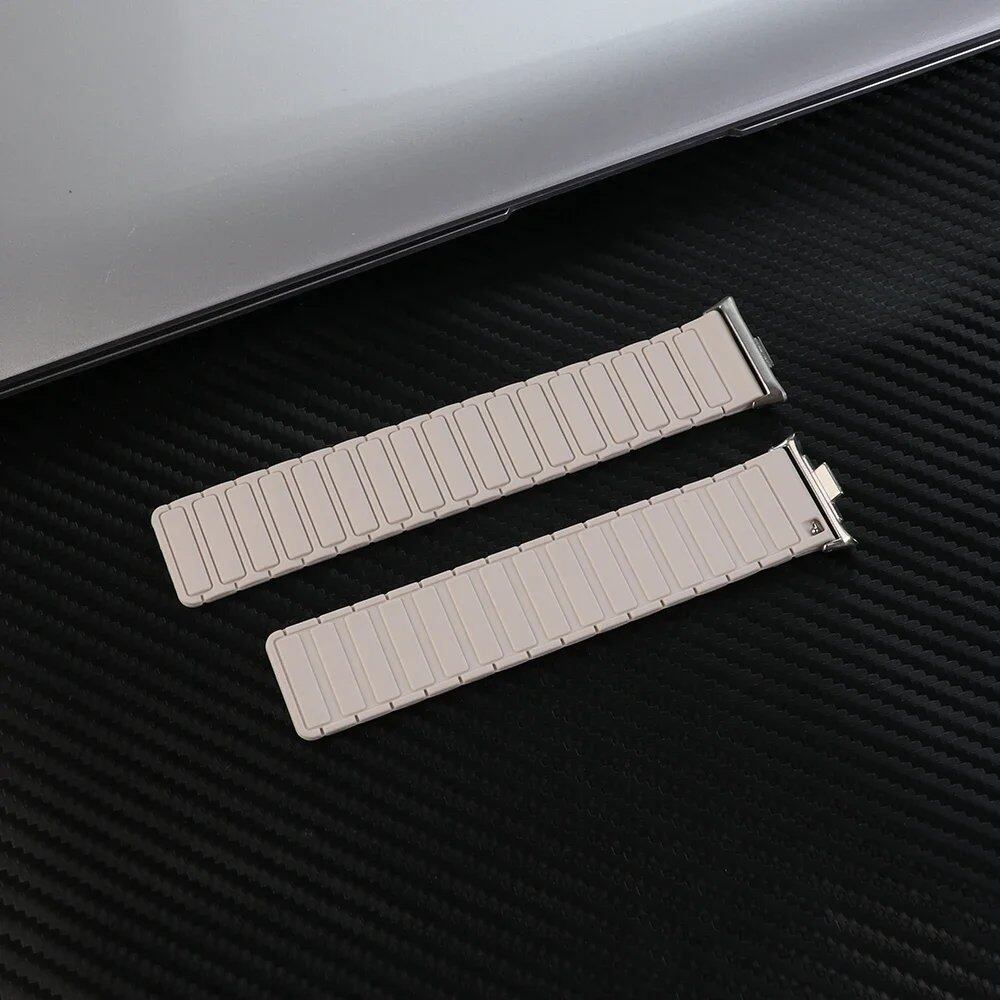 Replacement Magnetic Silicone Wristband for Xiaomi Mi 9 Pro/8 Pro, Redmi Watch 4/5 Compatible, Mi Band 9 Pro Watch Strap, Band Color: Parallel Import