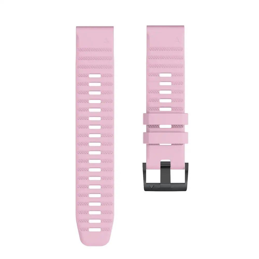 ANBEST 26mm/22mm Soft Silicone Strap for Garmin Fenix 6X/6X Pro/5/3, Compatible with Fenix 6/6 Pro/5X/5 Plus, Band Color: Pro, Parallel Import