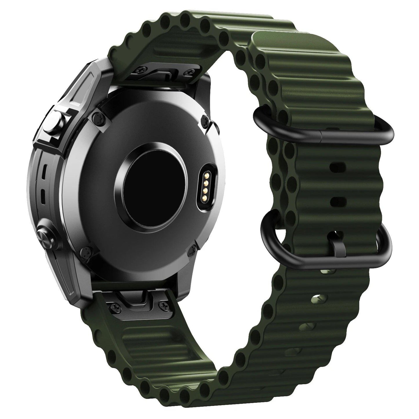 22mm/26mm Ocean Strap for Garmin Fenix 7/7X/5/5 Plus/6/6 Pro, Replacement Watch Band for Forerunner 965, Instinct/Enduro, Band Color: mm, Parallel Import