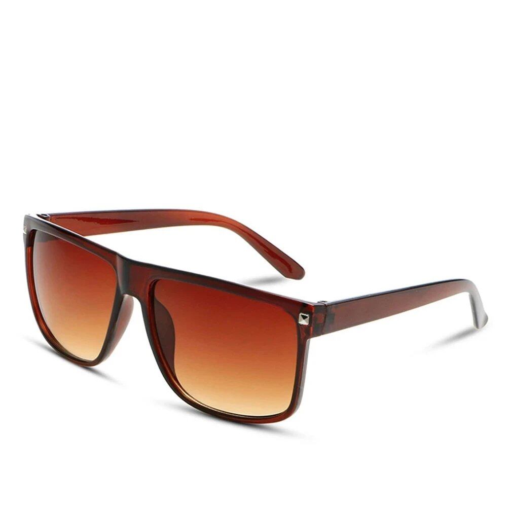 2024 Newest Square Classic Sunglasses for Men, Popular Brand, Vintage Style, UV400 Lenses, Lens Color: Parallel Import