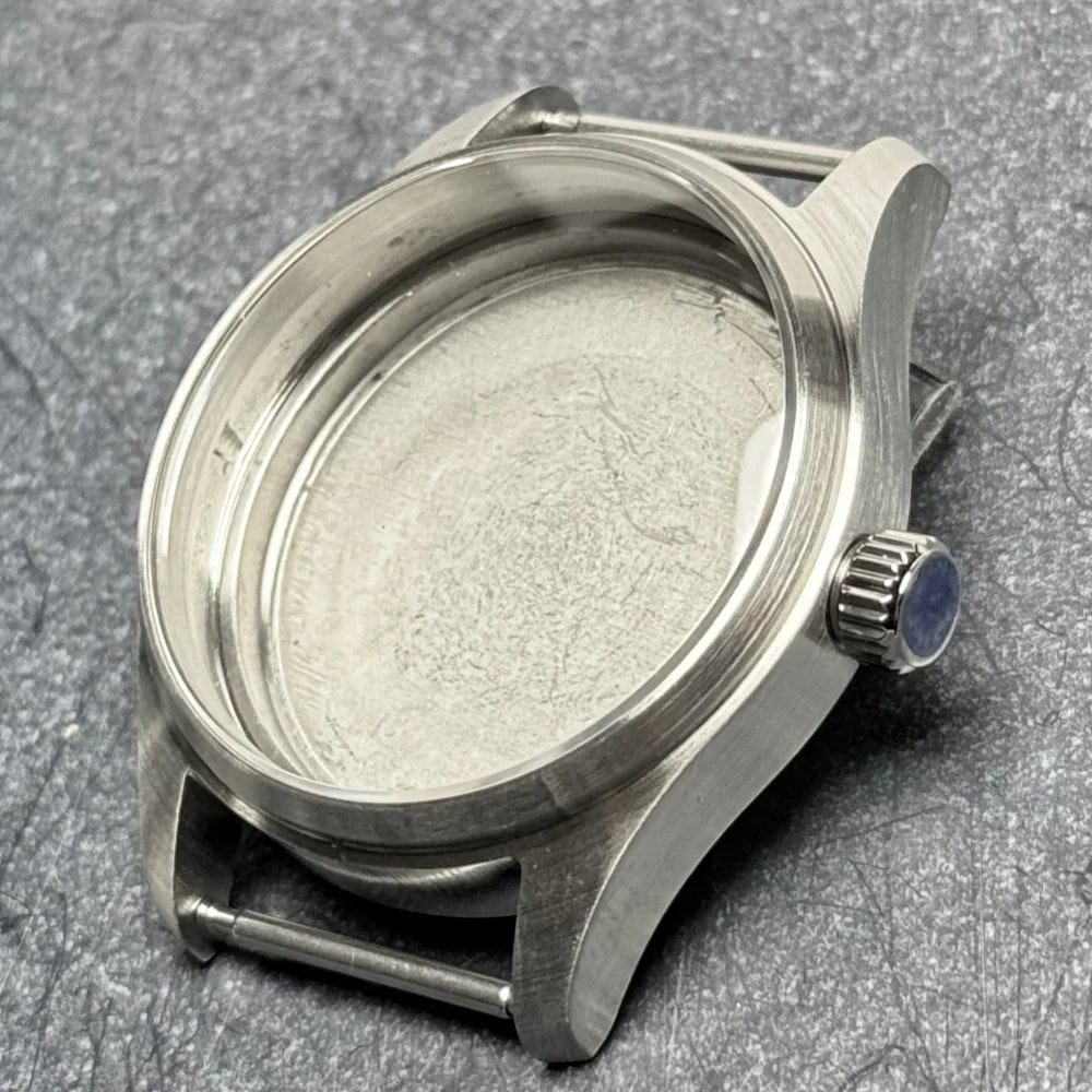 36/39mm Pilot Little Prince Watch Case, Stainless Steel, Sapphire Crystal, 20 ATM Water Resistance, Compatible with NH35, NH35A, and NH36 Movements, 1 Glass Back, Parallel Import