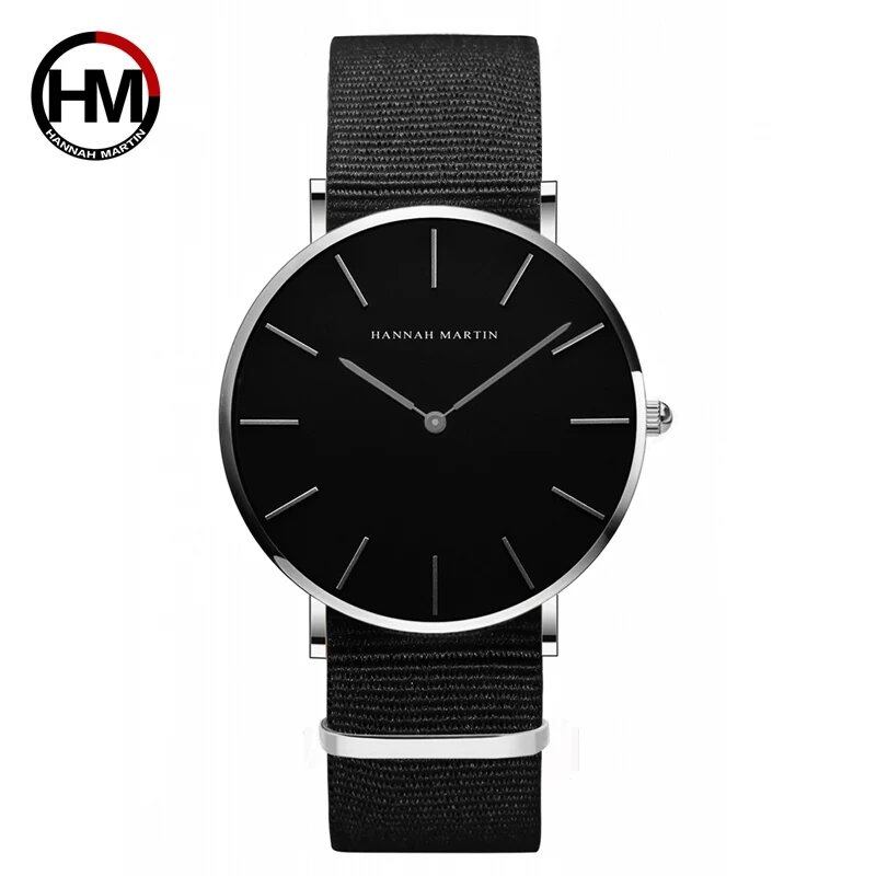 High-quality rose gold dial leather waterproof watch for men and women, dress fashion, Japanese quartz movement, color C, parallel import
