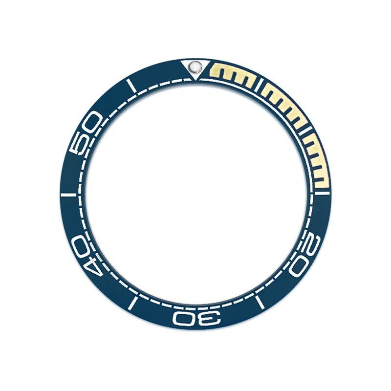 38mm Curved Ceramic Bezel Insert Ring for SKX007, SKX009, SRPD, GMT, SUB, and Seahorse Watch Cases, Men's Watch Modification Part, Parallel Import