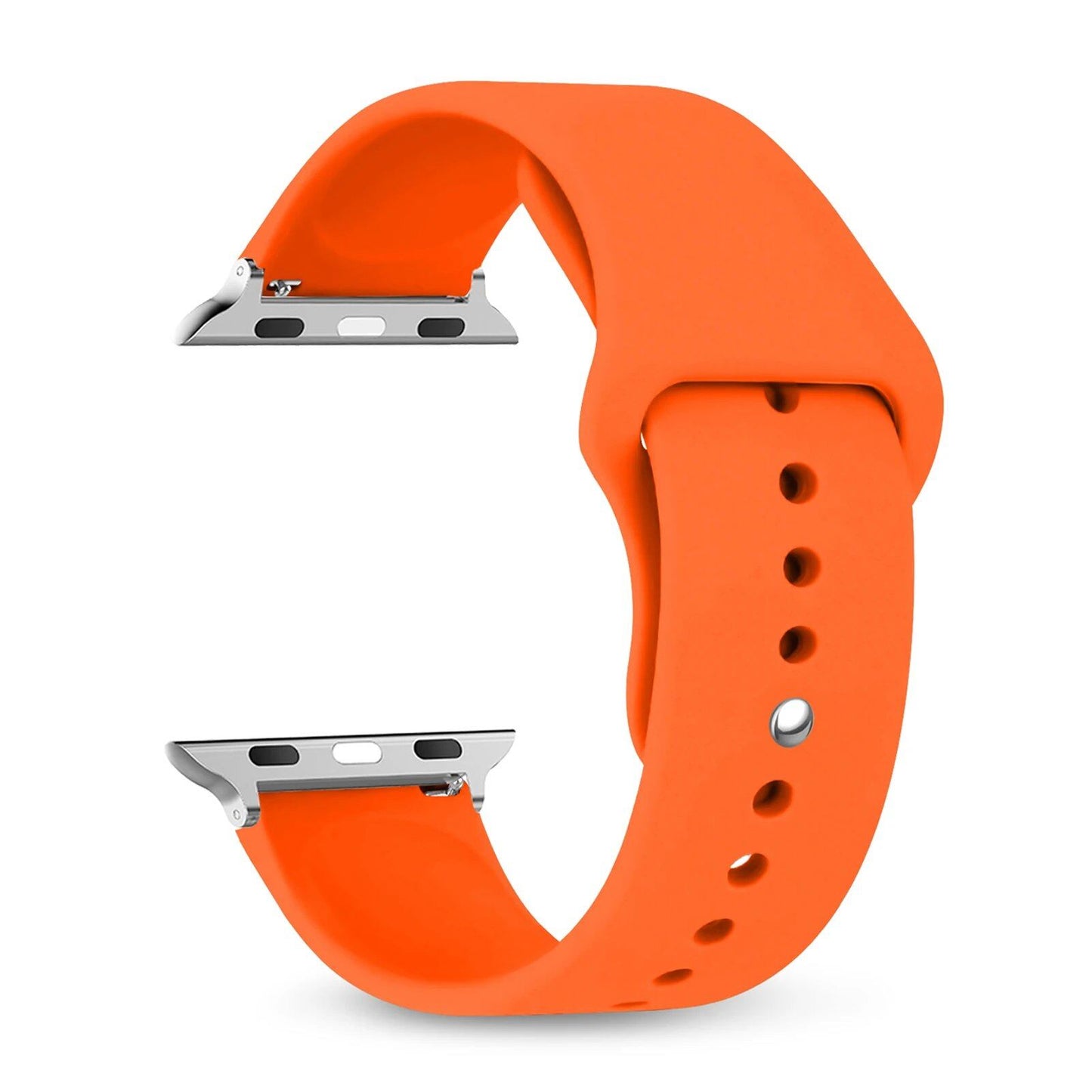 Silicone Sport Band for Apple Watch, 45mm, 44mm, 42mm, 49mm, 40mm, and 41mm, Compatible with iWatch Series 9/8/7/6/5/4/3/SE/Ultra 2, Band Color: mm; Ships from: Parallel Import