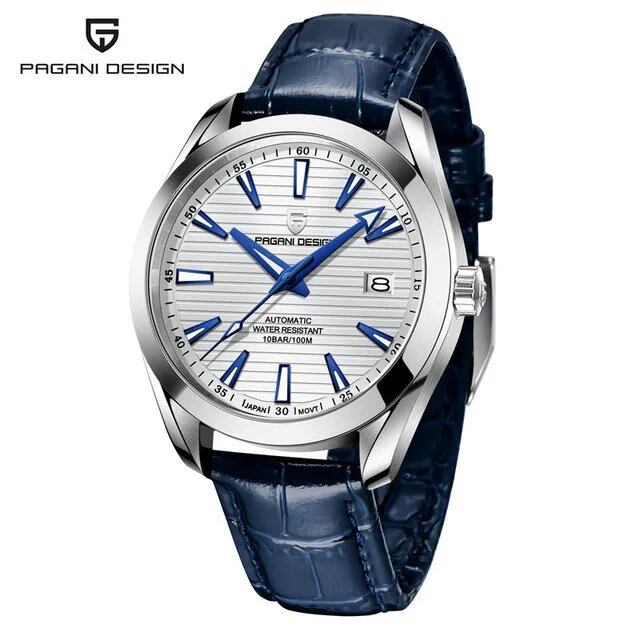 Pagani Design 40mm A150 Men's Automatic Watch, Luxury Mechanical Watch, Stainless Steel with Sapphire Crystal, NH35 Color: Parallel Import