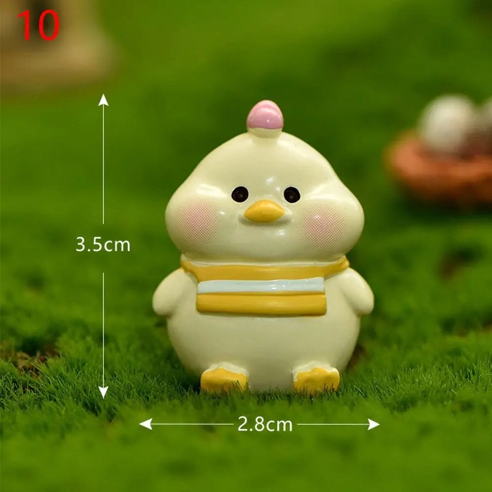 New Cute Micro Landscape Zodiac Tiger Miniature Figurine Garden Ornament Desktop DIY New Year Home Decor (Parallel Import)