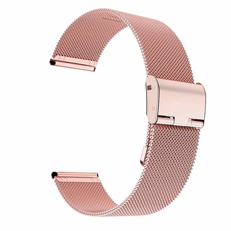 Universal Milanese Watch Band, 18mm, 20mm, 22mm, Silver, Gold, Metal, Stainless Steel Strap, Replacement Bracelet for Smartwatches, Band Color: mm, Parallel Import