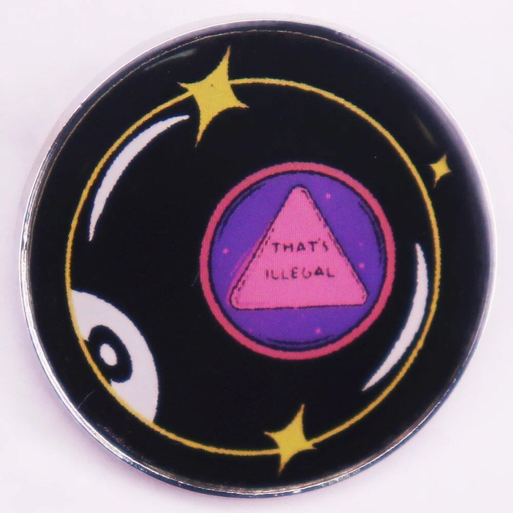 "Illegal Interstellar Space Spiritual Brooch Bag Badge Fashion Jewelry Gift" Shipped from: Parallel Import "Illegal Interstellar Space Spiritual Brooch Bag Badge Fashion Jewelry Gift" Shipped from: Parallel Import