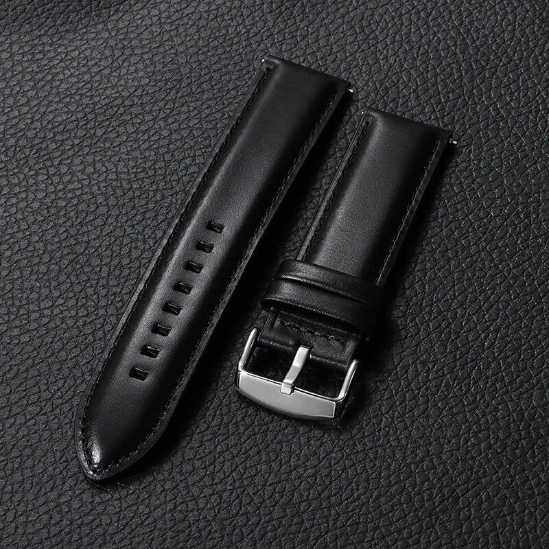 Vintage cowhide leather watch band, genuine leather, 18mm, 20mm, 22mm, 24mm, 26mm, unisex, dark brown, for men and women, band color: mm, parallel import