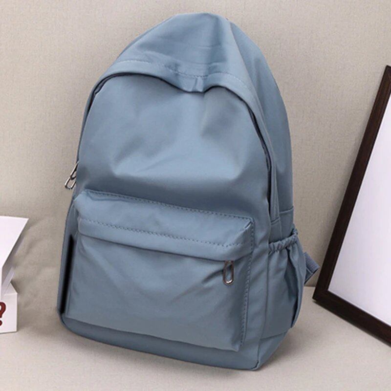 女子用スクールバッグ 防水 大容量 スムーズジッパー シンプルデザイン ティーン向け カジュアルデイパック 学生用バッグ 新作 並行輸入品