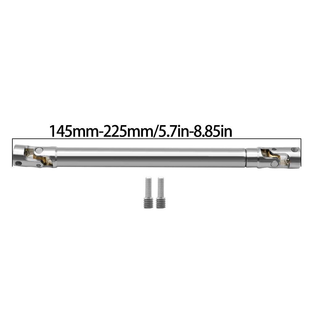 1/10 Scale RC Car Metal Internal Gear Drive Shaft Universal Joint Compatible with Axial SCX10 Gladiator YK4082 TRX4 TF2 D110 Crawlers (Color: Imported)