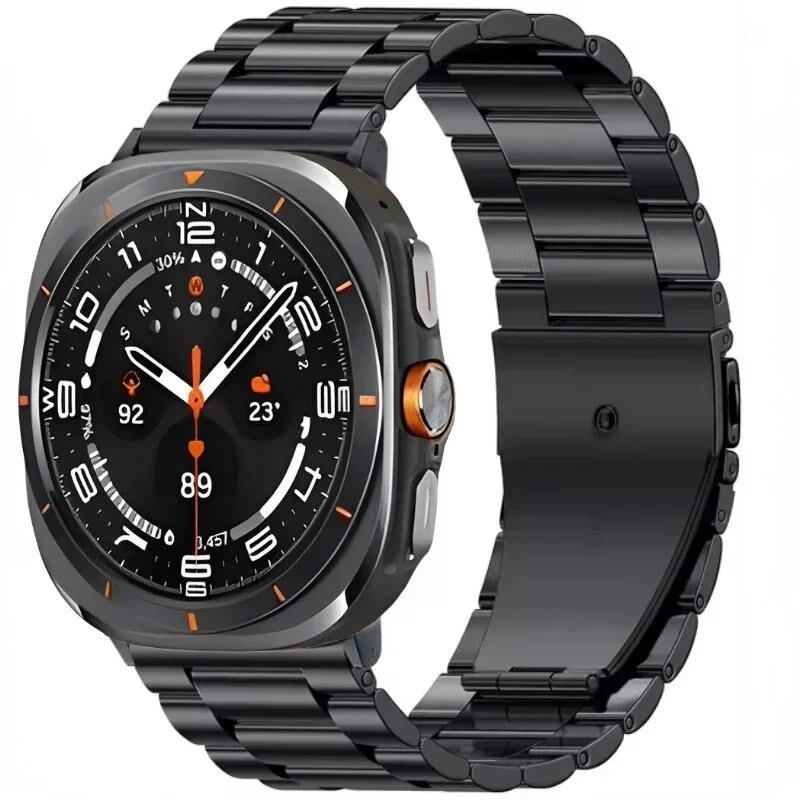 Replacement Metal Band for Samsung Galaxy Watch Ultra 47mm, Stainless Steel Bracelet, Strap, Wristband, Band Color: Galaxy Ultra 47mm, Band Width: Parallel Import