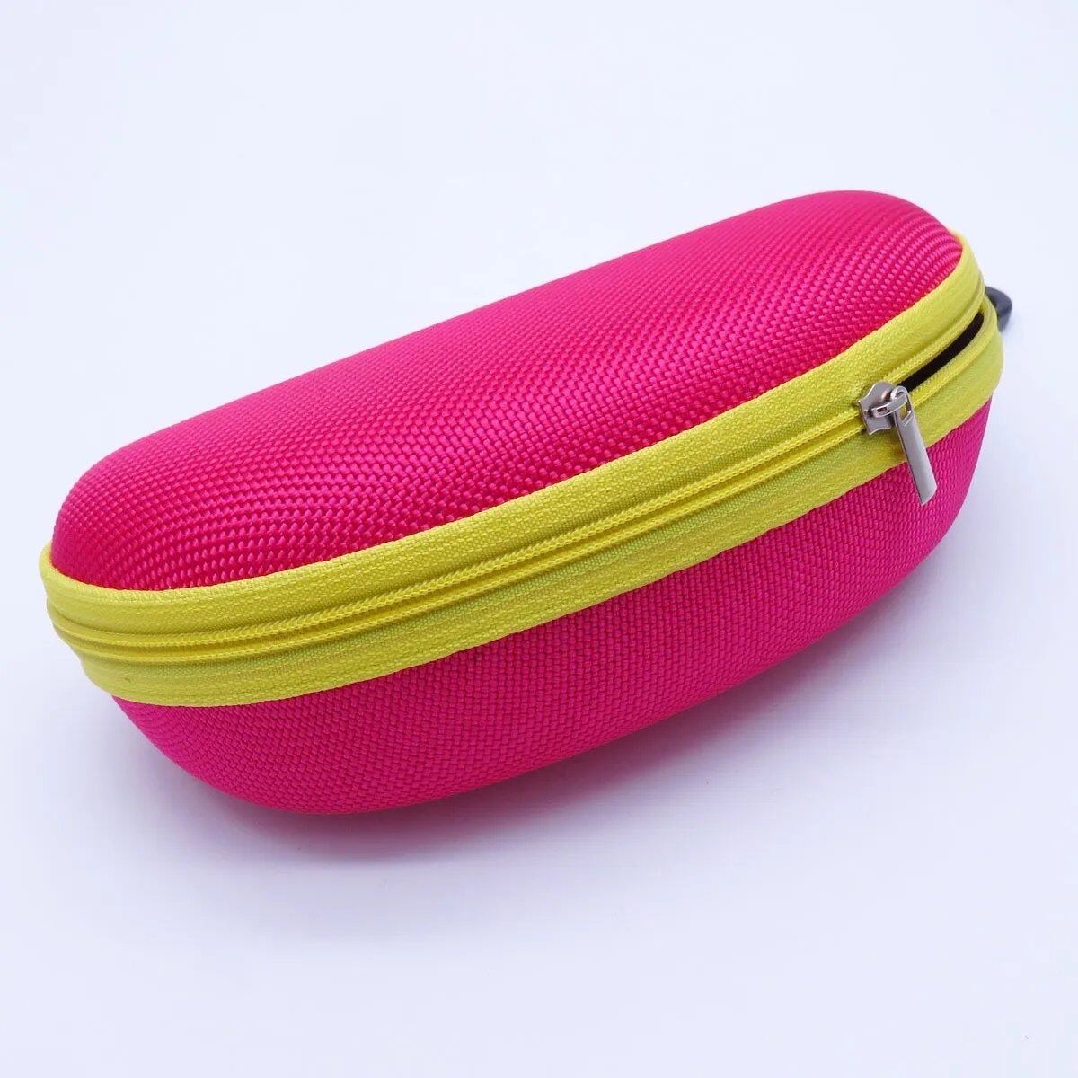 KLASSNUM Portable EVA Eyeglass Case with Carabiner Hook, Colorful Sunglasses Hard Case, Zippered Eyeglass Protection Box, Holder, New, Parallel Import