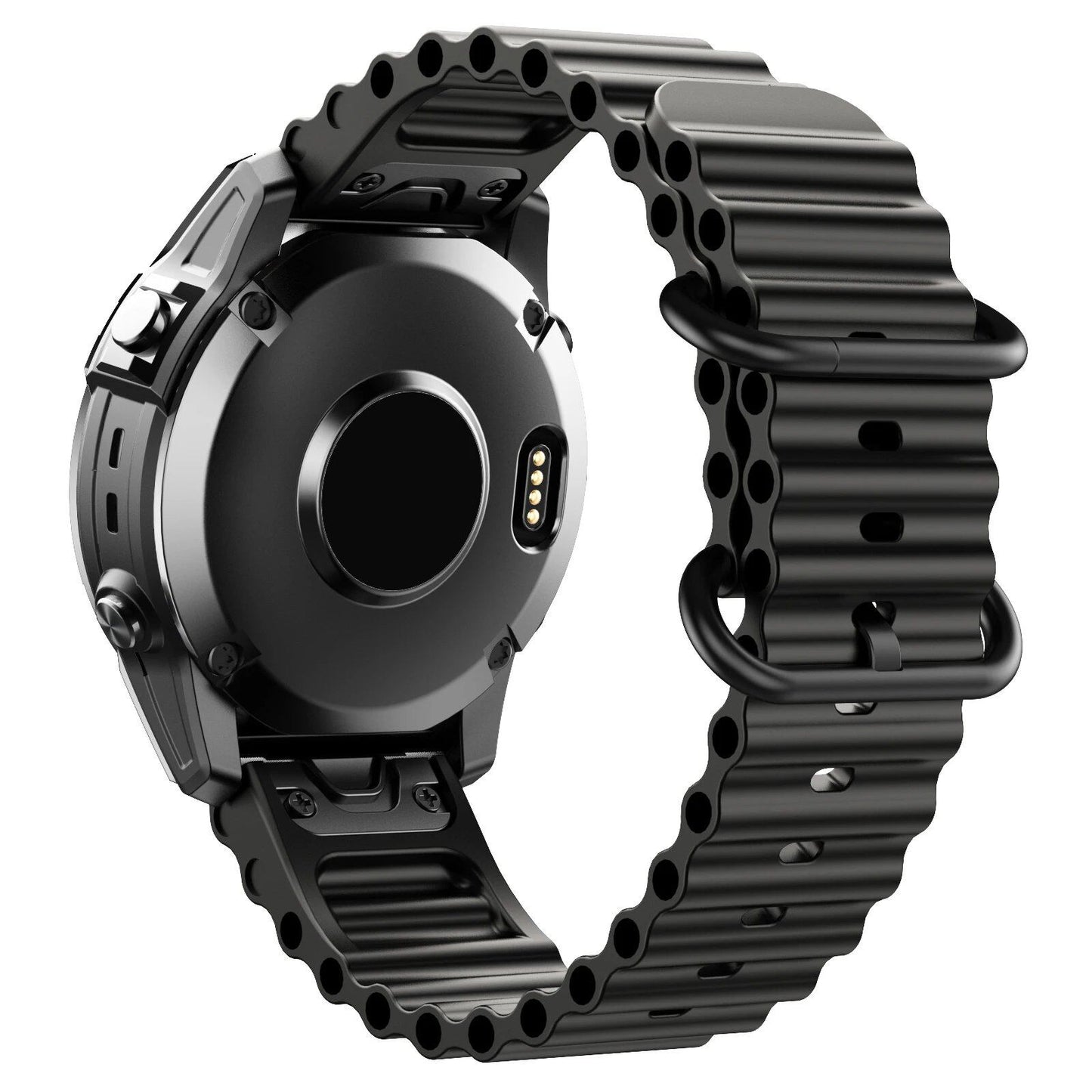 22mm/26mm Ocean Strap for Garmin Fenix 7/7X/5/5 Plus/6/6 Pro, Replacement Watch Band for Forerunner 965, Instinct/Enduro, Band Color: mm, Parallel Import