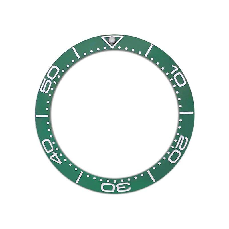 38mm Curved Ceramic Bezel Insert Ring for SKX007, SKX009, SRPD, GMT, SUB, and Seahorse Watch Cases, Men's Watch Modification Part, Parallel Import