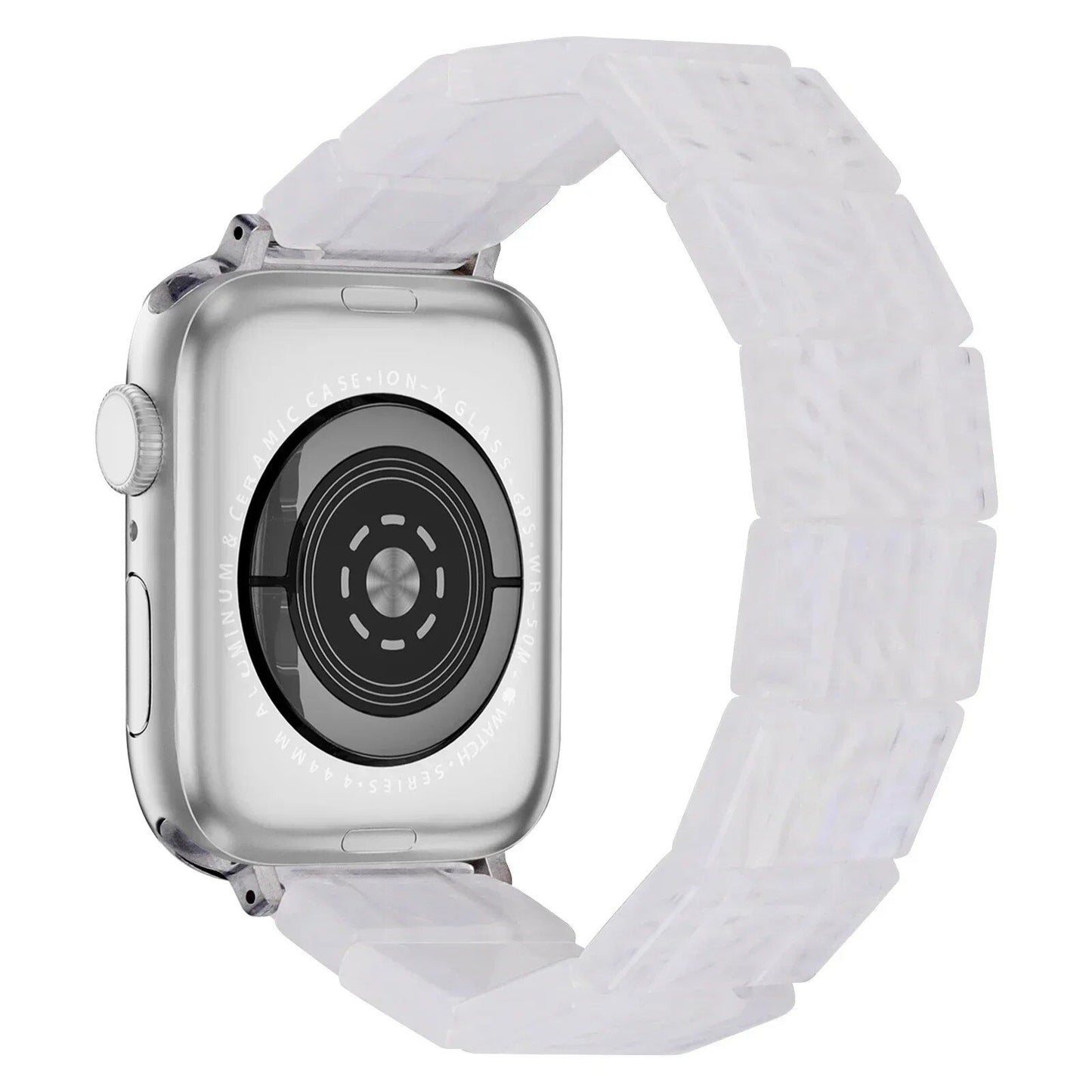 Resin strap for Apple Watch, fits 41mm, 40mm, 42mm, 44mm, 45mm, 49mm, and 46mm models. Elastic Solo Loop band for iWatch Ultra, 10, 9, 8, 7, SE, 6, and 5. Band Color: Parallel Import.
