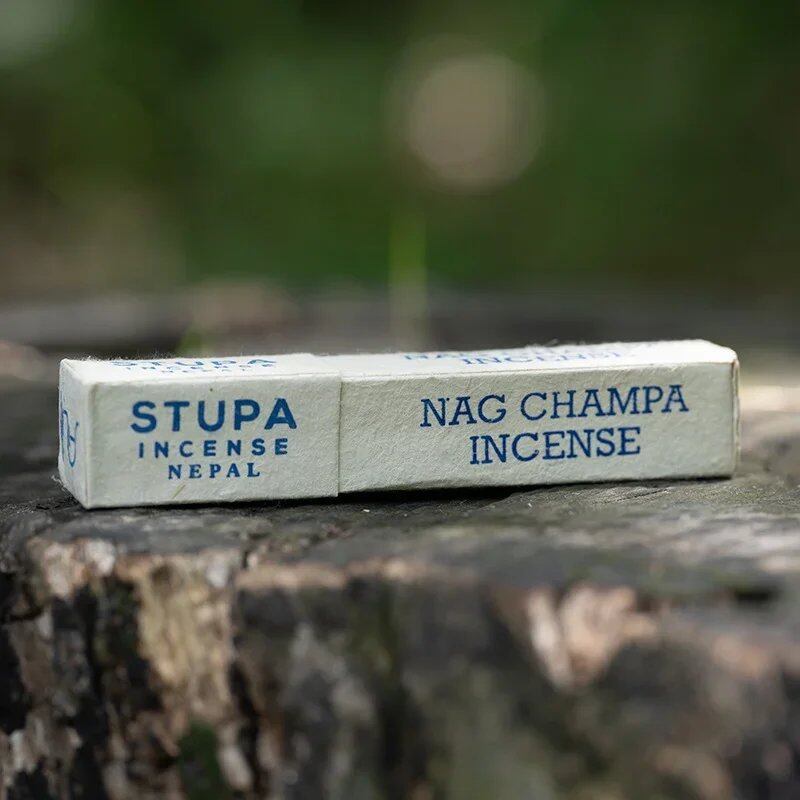 STUPA スティックインセンス NAG チャンパ サンダルウッド シダー フランキンセンス デブダール 天然ハンドメイド お香 ホームメディテーション用 アロマ 香り 並行輸入品