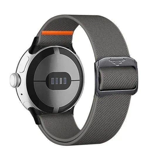 Google Pixel Watch 3/2/1 41mm用 ナイロンループストラップ - Google Pixel 41mm対応 伸縮スポーツバンド 交換用アクセサリー バンドカラー: 並行輸入品