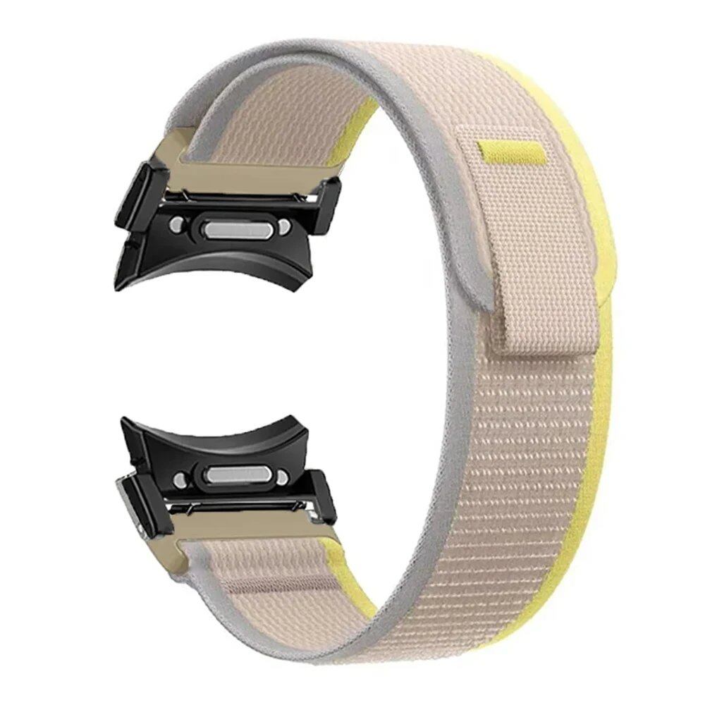 Nylon Band for Samsung Galaxy Watch 5 Pro 45mm, Quick Fit Strap with No Gap, Compatible with Samsung Watch 4/5/6 43/47/40/44mm, Wristband Size: Parallel Import