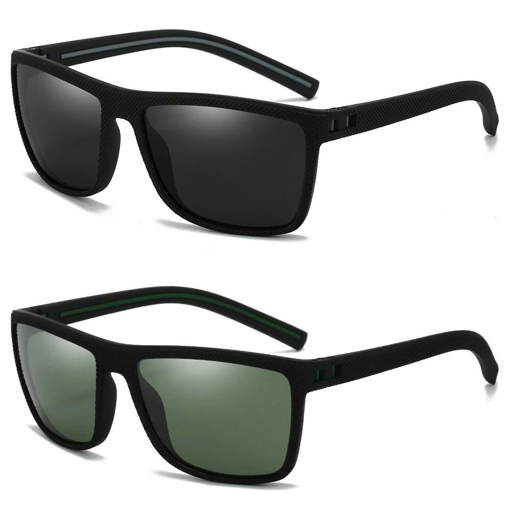 1/2-Piece Men's and Women's Polarized UV400 Sunglasses, Fishing Goggles, Outdoor Sports Eyewear, Parallel Import