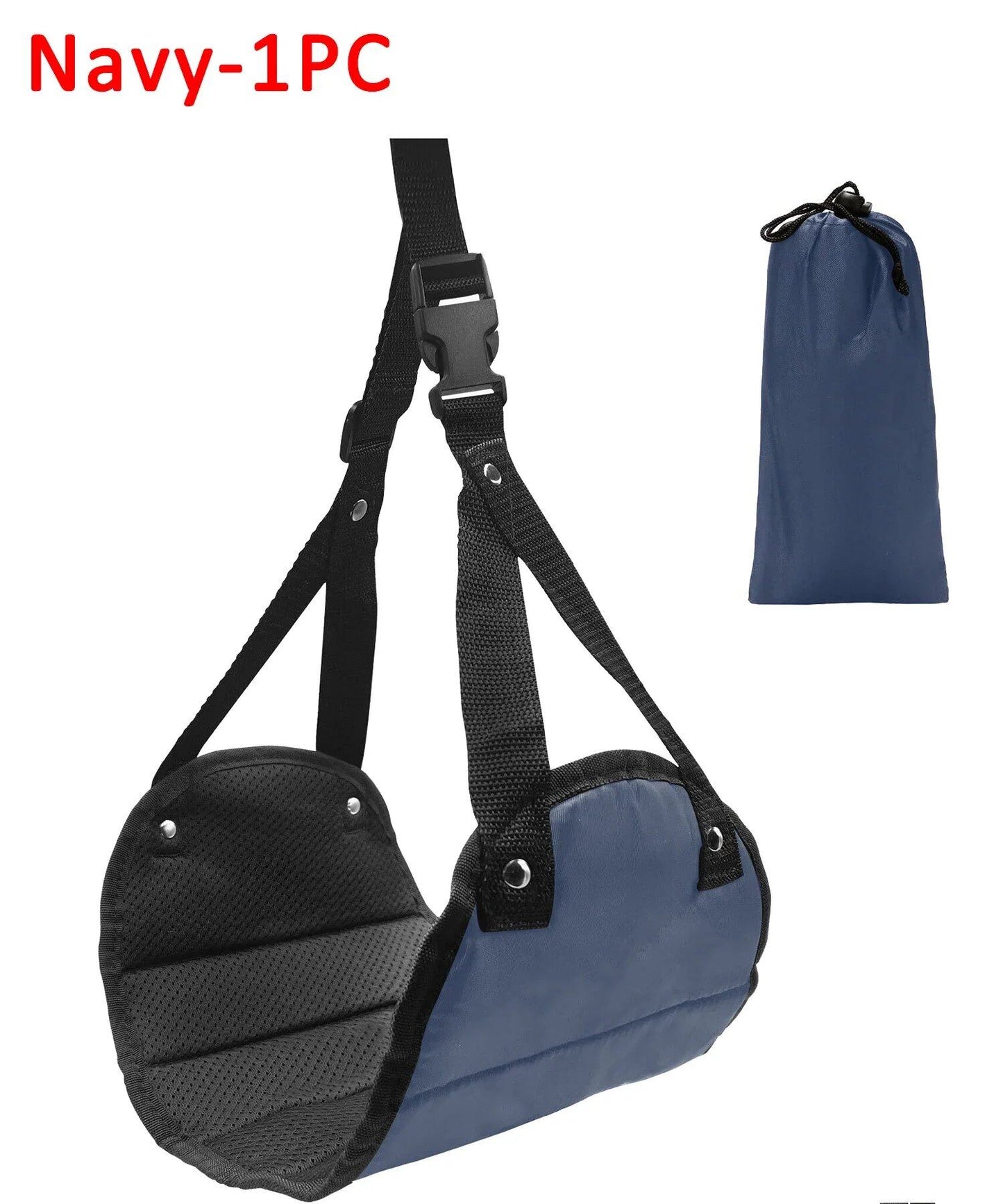 1/3-Piece Adjustable Travel Hammock, Office Hammock with Footrest for Airplanes, Shinkansen Cars, and Outdoor Furniture, Parallel Import