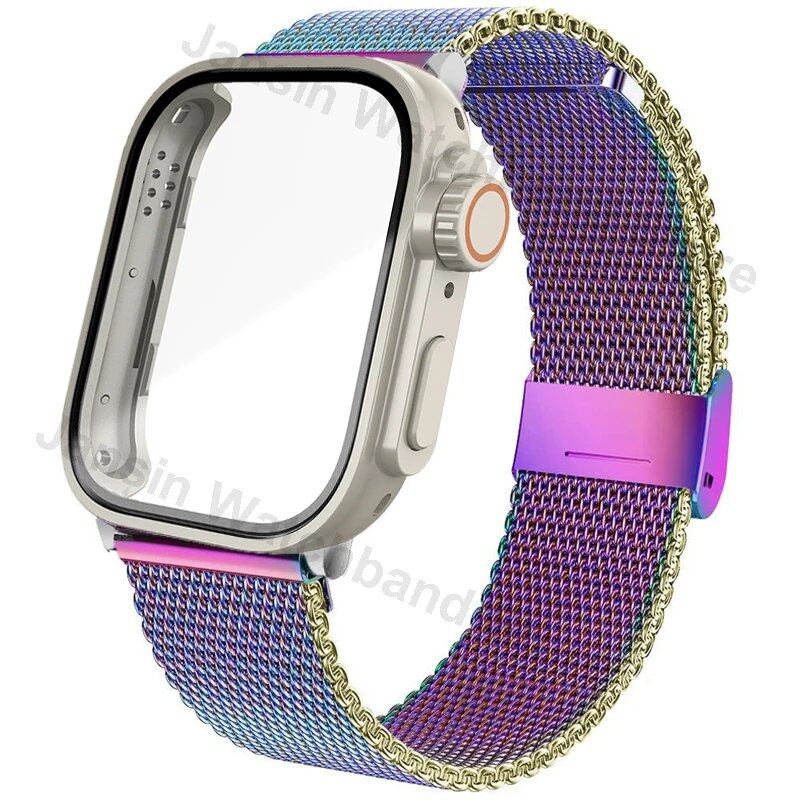 Stainless Steel Strap + Ultra Case for Huawei Watch Fit 3, Metal Milanese Strap Watch Band Accessory, Band Color: Compatible with Huawei Watch Fit 3, Band Width: Parallel Import
