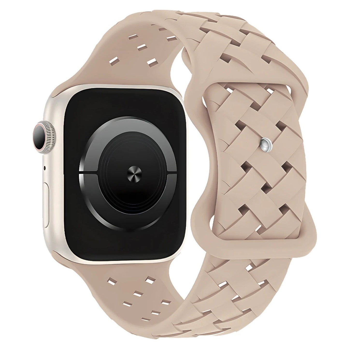 Apple Watch用シリコーンスポーツストラップ - Ultra 2/SE/Series 9/8/7/6/5対応 49mm・46mm・44mm・42mm・41mm・40mm 通気性バンド ;発送元: 並行輸入品
