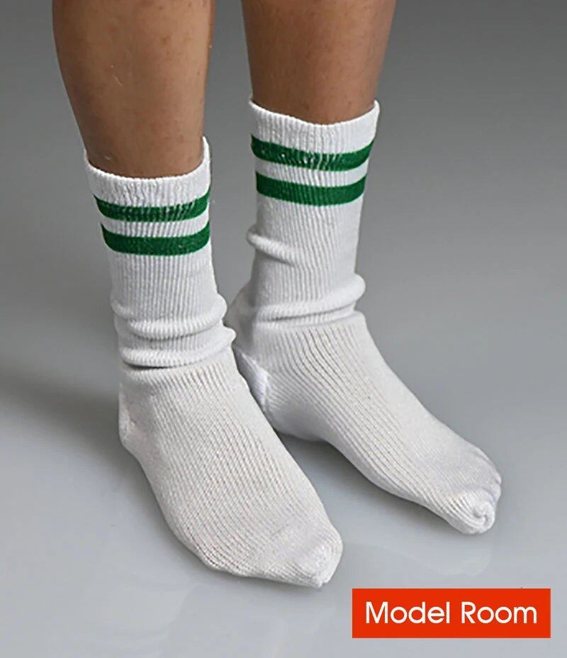 1/6 Scale White Sports Socks, Model Soldier Clothing Accessories, Compatible with 12-inch Male and Female Action Figure Bodies, Parallel Import