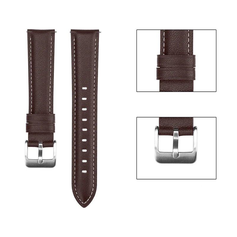 Huawei Watch Fit 2 Leather Strap, Stylish Band, Elegant Bracelet with Connector, Size: Compatible with Huawei Watch Fit, Parallel Import