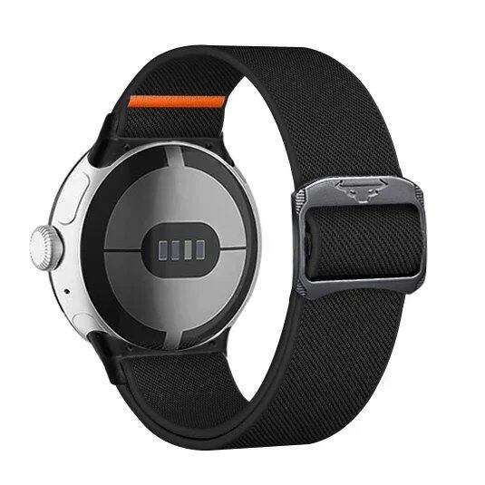 Google Pixel Watch 3/2/1 41mm用 ナイロンループストラップ - Google Pixel 41mm対応 伸縮スポーツバンド 交換用アクセサリー バンドカラー: 並行輸入品