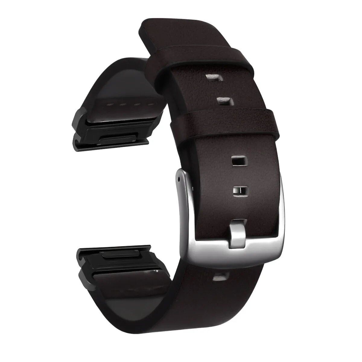 QuickFit Leather Watch Band for Garmin Fenix 6X/6 Pro/7X/7 and Forerunner 935/945/955, 22mm/26mm, Band Color: mm, Parallel Import