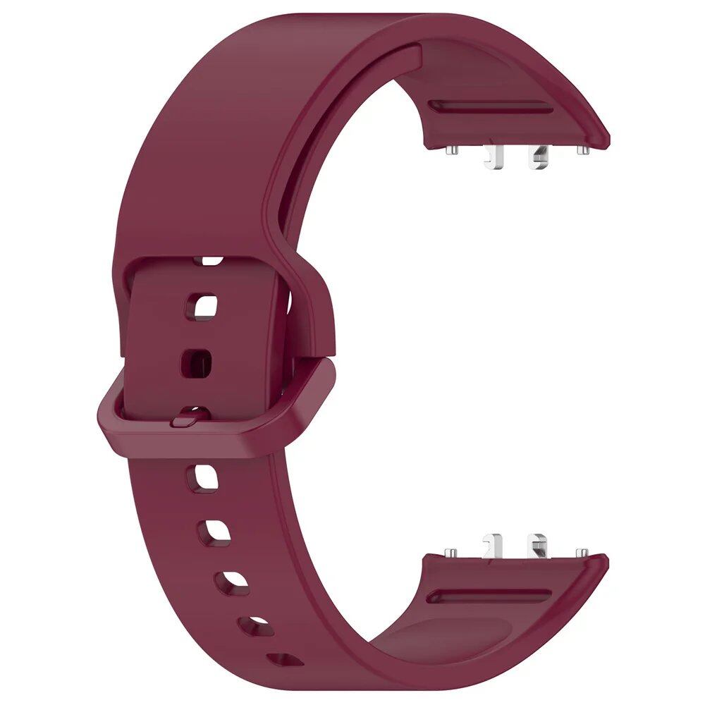 Durable Silicone Sports Strap for Samsung Galaxy Fit 3 SM-R390, Solid Color, Adjustable Wristband, Belt Accessory, Band Color: Parallel Import