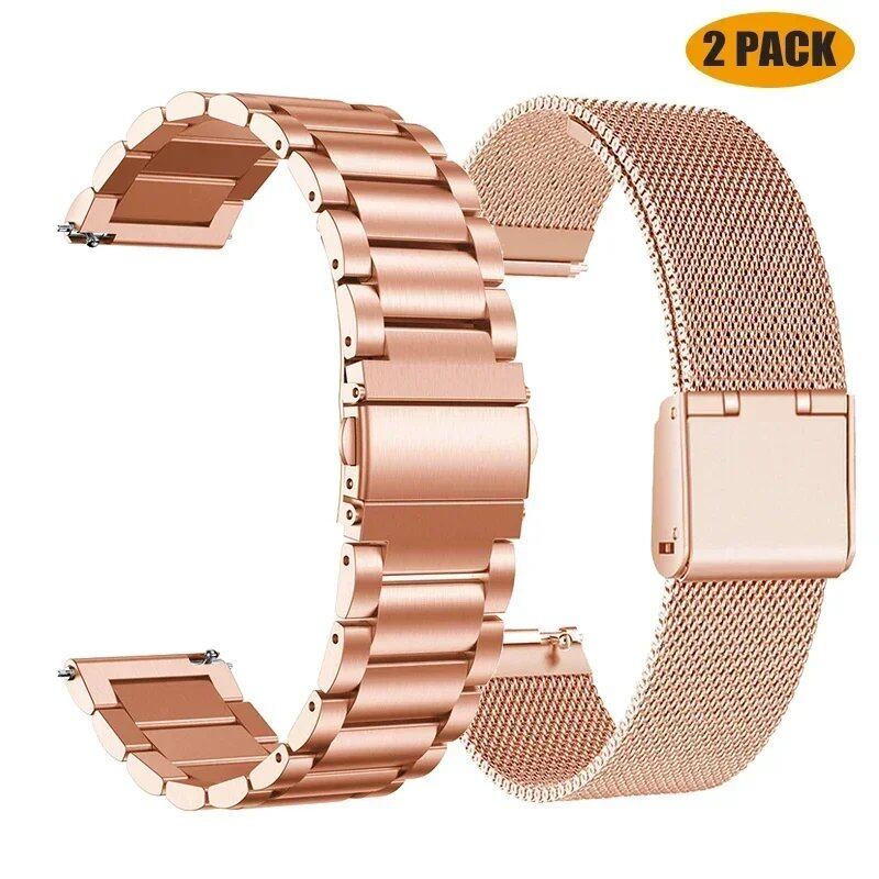 Huawei GT 2 / 3 Pro / GT2 Pro / Watch 4 / 3 / GT2 / GT3 Pro用 20~22mm ステンレススチール交換バンド(46mm / 43mm / 42mm対応) バンドカラー:mm 並行輸入品