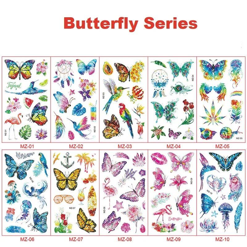 10-Pack Waterproof Temporary Tattoo Stickers for Kids and Soccer Fans, Fake Tattoos for Adults and Kids, Arm Covers, Color: Parallel Import