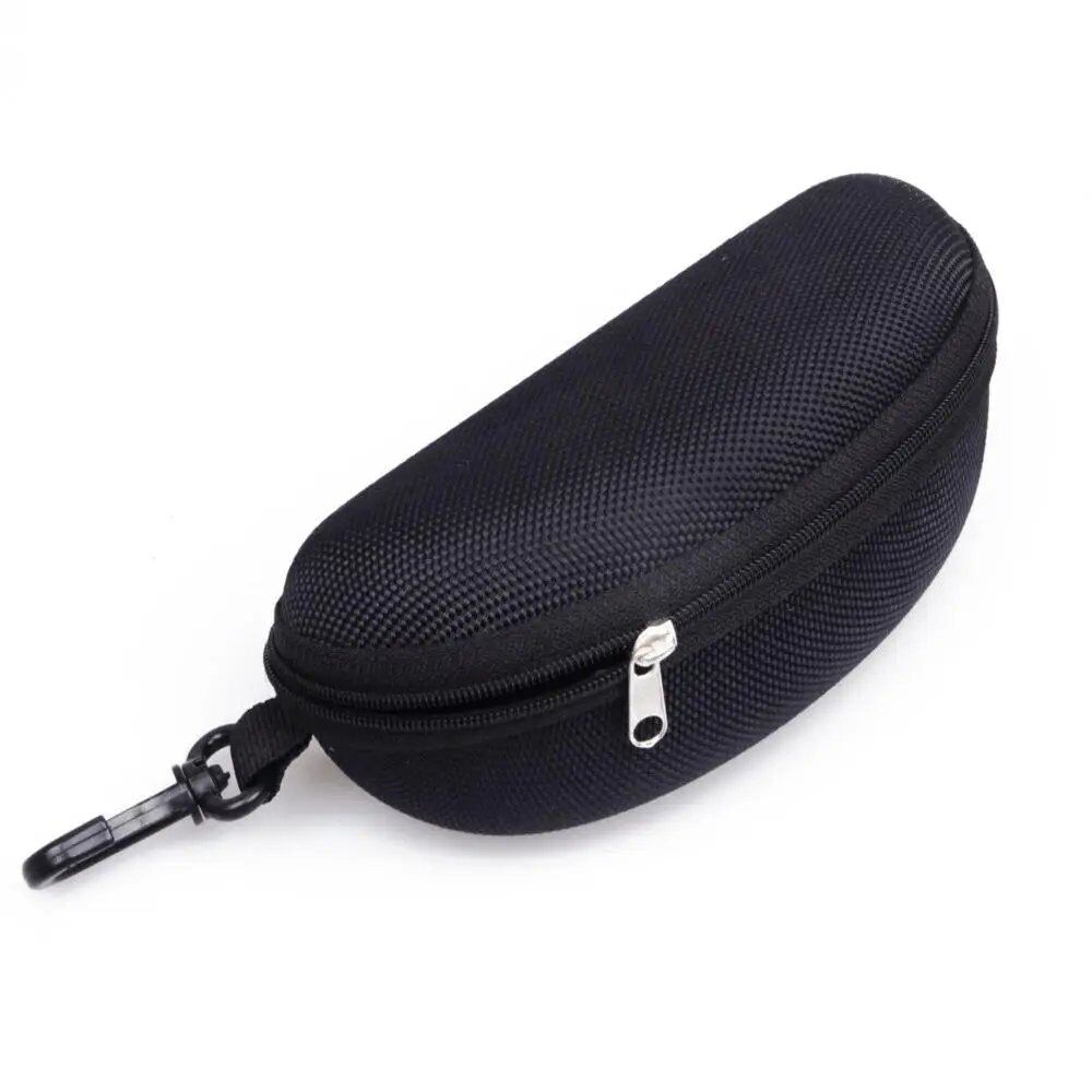 KLASSNUM Portable EVA Eyeglass Case with Carabiner Hook, Colorful Sunglasses Hard Case, Zippered Eyeglass Protection Box, Holder, New, Parallel Import