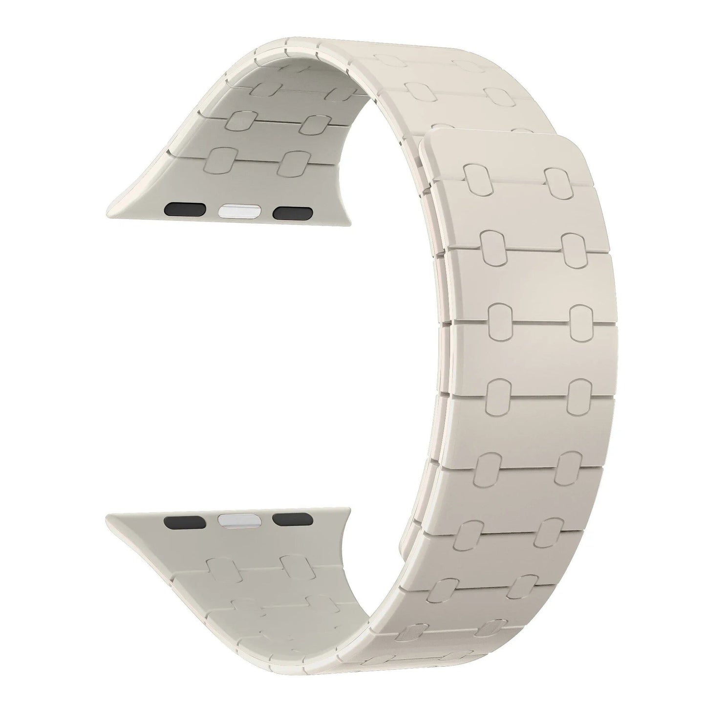 Apple Watch用シリコンマグネットストラップ - Ultra 2/Series 9/8/7/6/SE/5対応 49mm/44mm/40mm/S10/46mm/42mm/41mm/45mm ブレスレット サイズ;発送元: 並行輸入品
