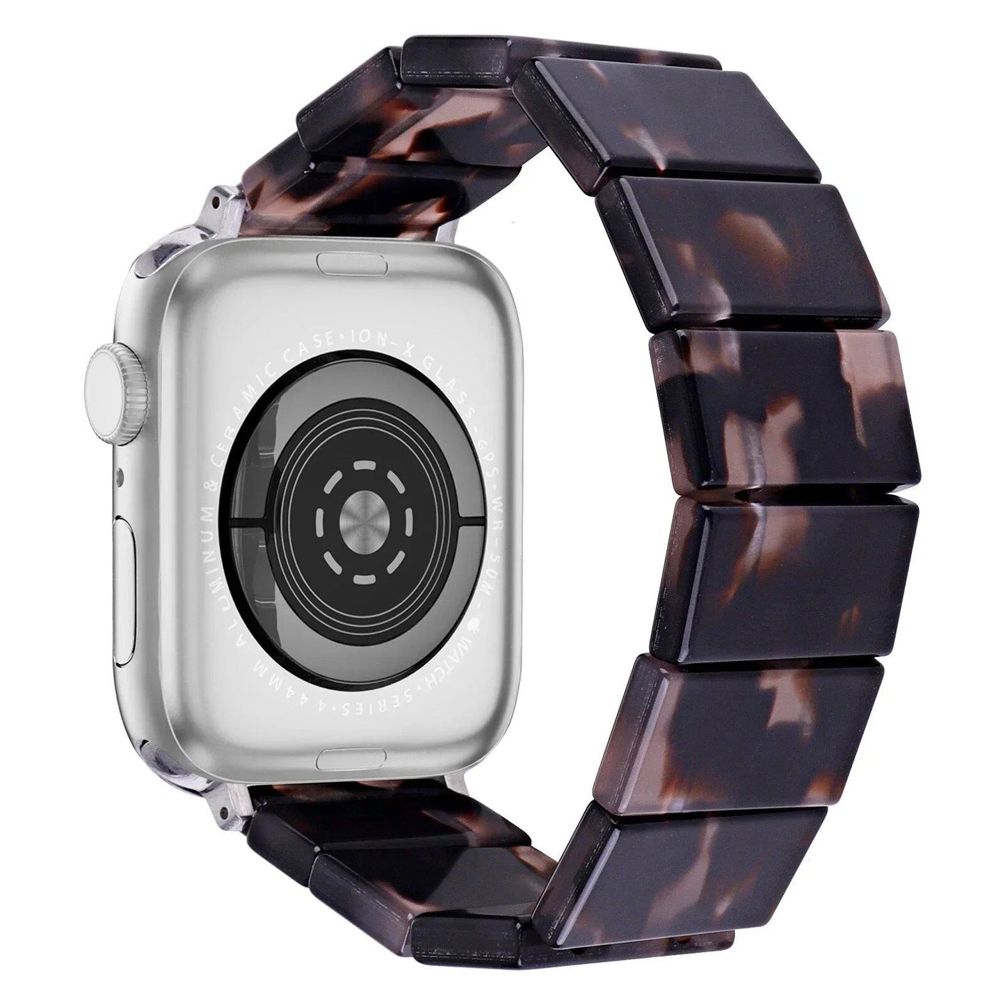 Resin strap for Apple Watch, fits 41mm, 40mm, 42mm, 44mm, 45mm, 49mm, and 46mm models. Elastic Solo Loop band for iWatch Ultra, 10, 9, 8, 7, SE, 6, and 5. Band Color: Parallel Import.