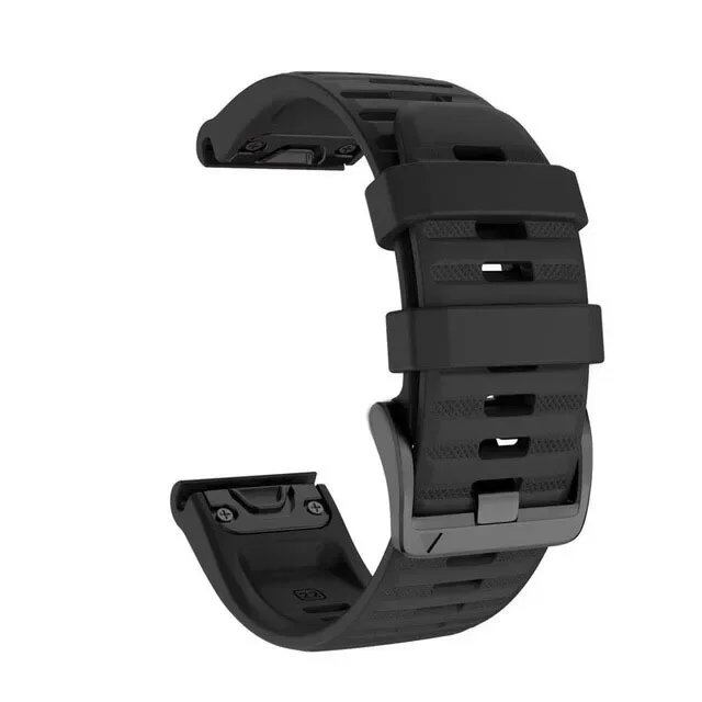 22mm and 26mm Leather and Silicone Watch Strap Smart Bracelet for Garmin Fenix 8/7/7X Pro/6X/6 Pro/5/5X Plus/Tactix 7 Pro/935/945, Band Color: mm, Parallel Import