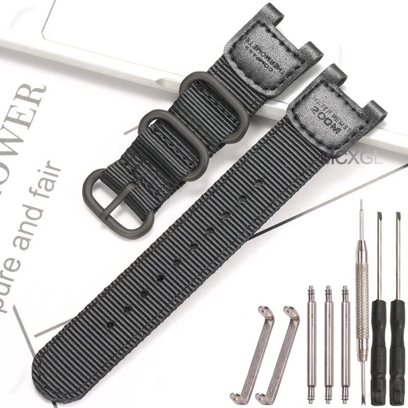 Replacement nylon strap for Casio SGW100, SGW-100-1V, SGW-100-1VDF sports watch, and GW-3500B. Available in canvas and band colors. Band width: 12mm x 24mm. Ships from: Parallel import.