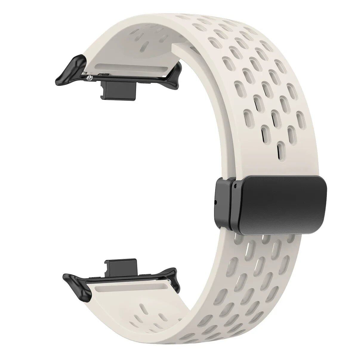 Silicone Strap for Redmi Watch 5/4 - Compatible with Mi Band 9 Pro/8 Pro, Magnetic Buckle Sport Band, Tsukai Bracelet Accessory, Band Color: Parallel Import
