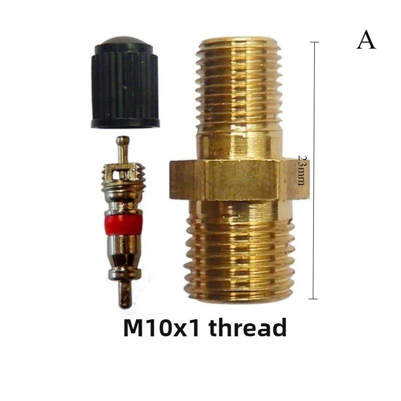 1/4 NPT 1/8 NPT M10 Air Compressor Tank Filling Valve, Corrosion-Resistant Brass Schrader Valve, Automotive Tire Valve Core, Copper Tire Valve, Color: ; Ships from: Parallel Import