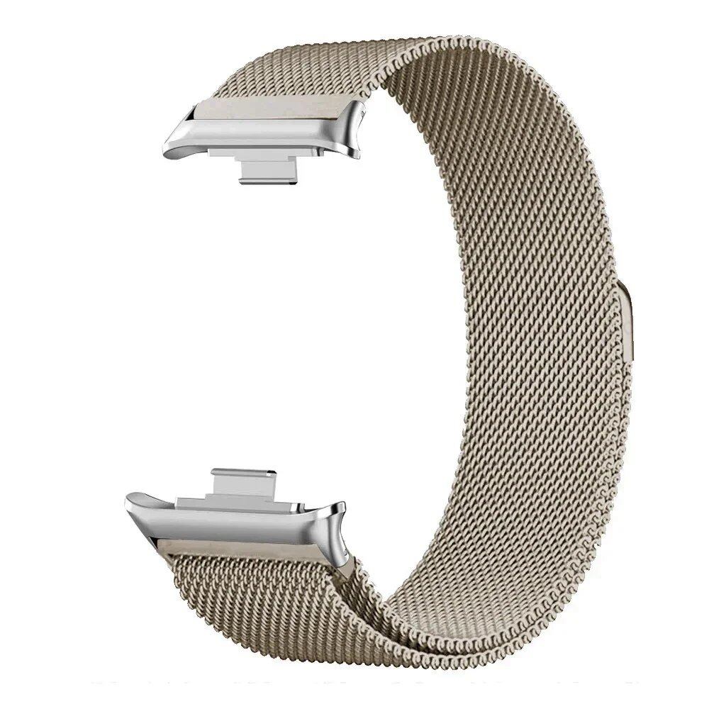 ミラネーゼループバンド for Redmi Watch 5/4 スマートウォッチ用ブレスレット Mi Band 8 Pro/9 Pro対応 交換用メタルストラップ アクセサリー バンドカラー: 並行輸入品