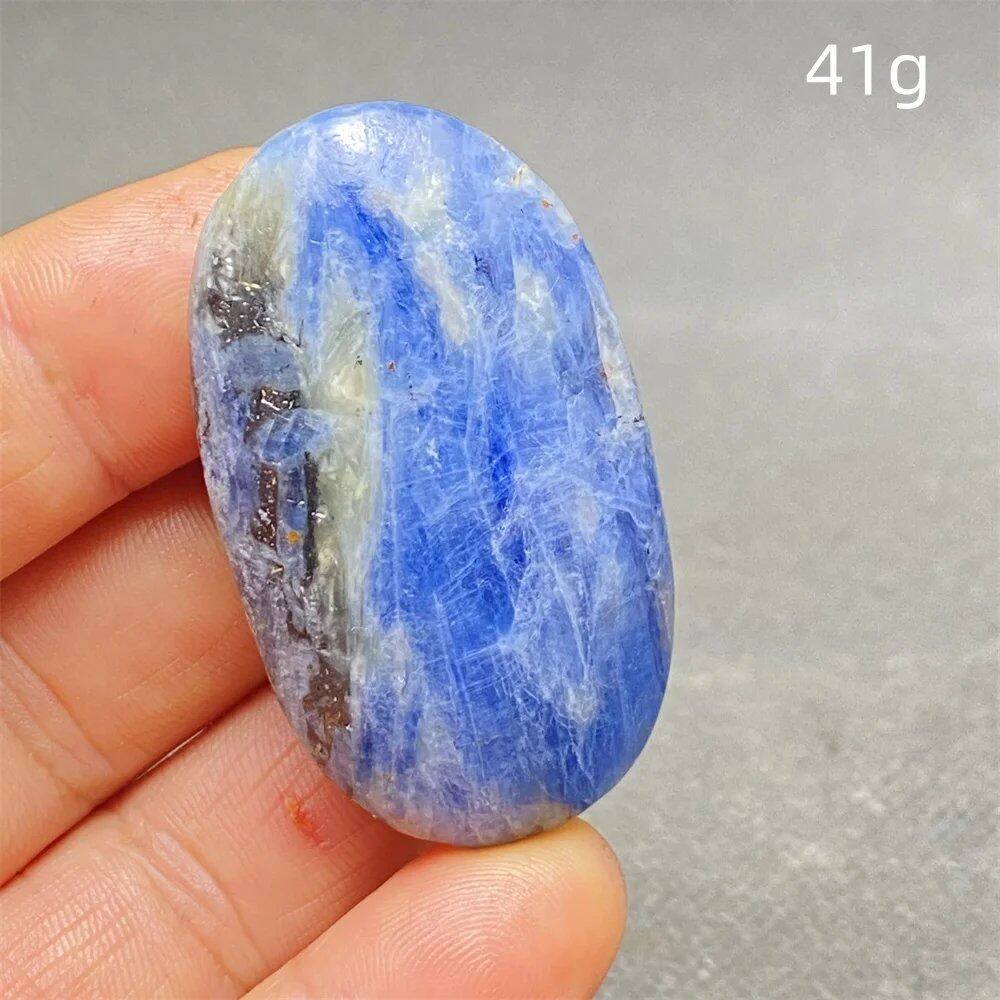 High-Quality Natural Kyanite Crystal for Palm Play, Hand Polishing, Meditation Massage, Magic Stone, Home Decoration, Colorful, Parallel Import