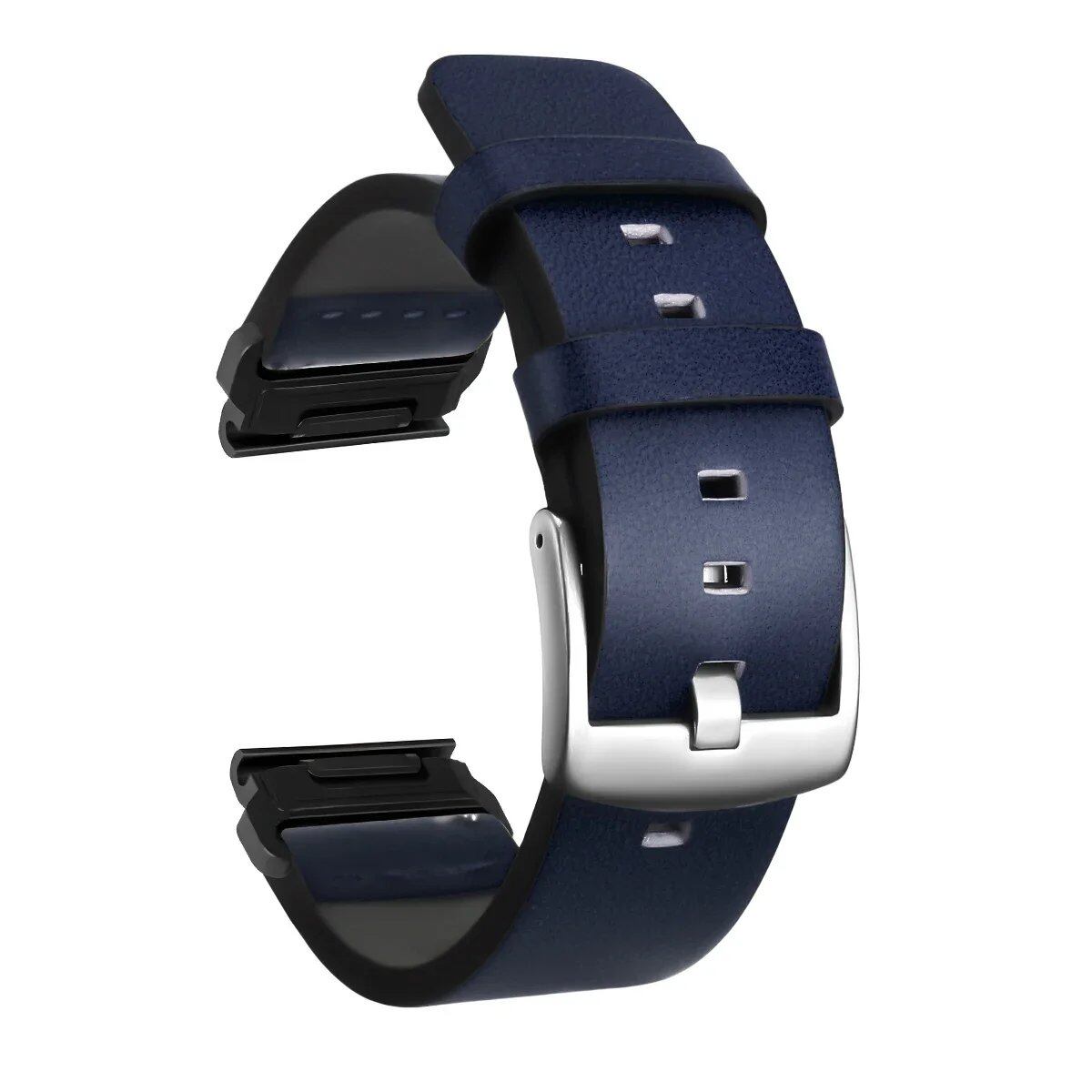 QuickFit Leather Watch Band for Garmin Fenix 6X/6 Pro/7X/7 and Forerunner 935/945/955, 22mm/26mm, Band Color: mm, Parallel Import