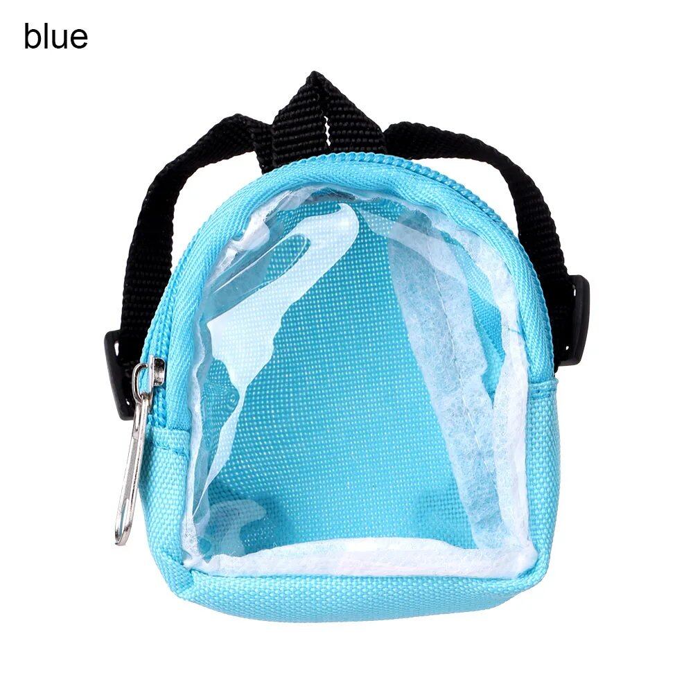 1/6 Scale Miniature Bag Toy for BJD Dolls, Cute Floral School Bag, Dollhouse Decor, Backpack, Doll Clothes Accessory, Parallel Import