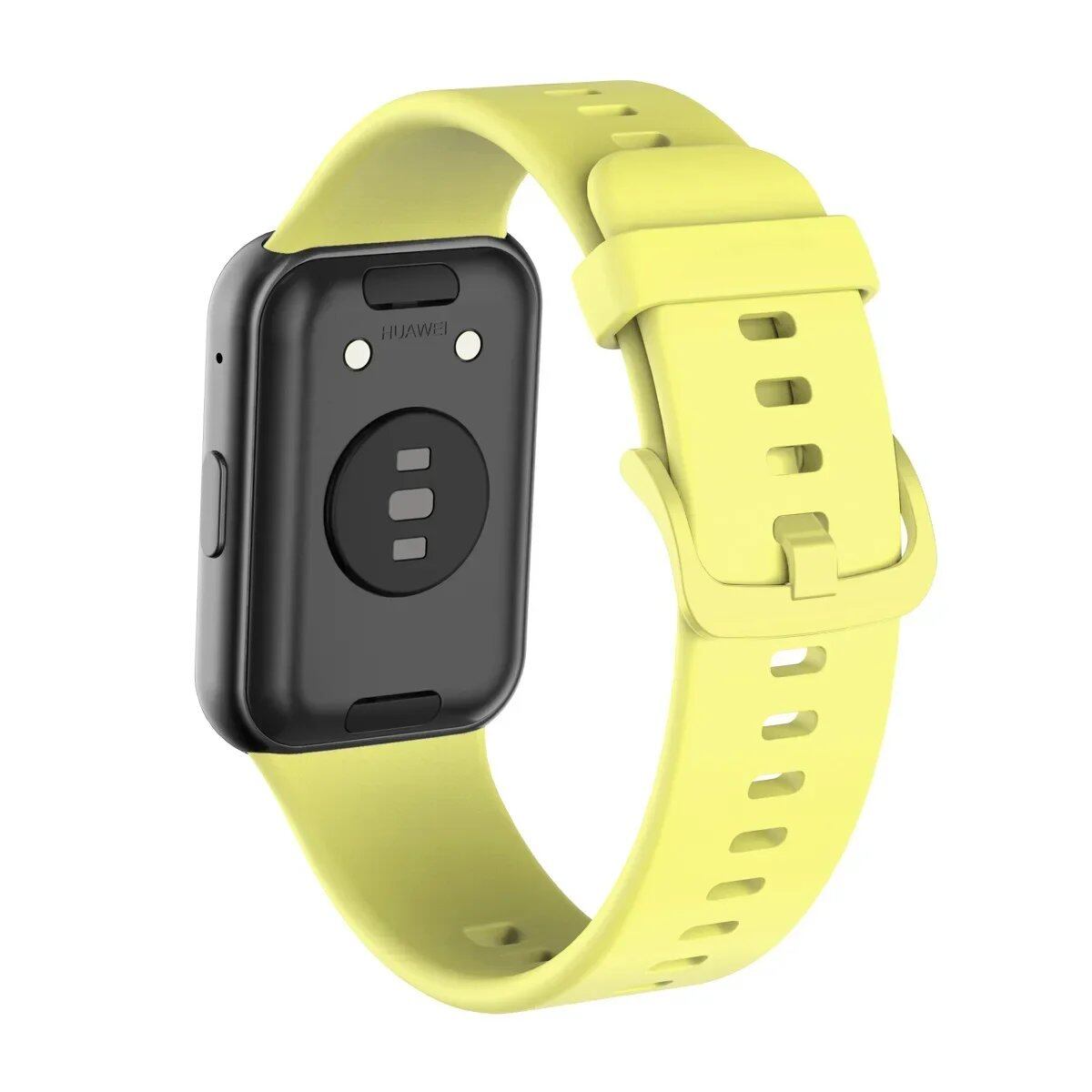 Silicone band for Huawei Watch FIT 1, smartwatch replacement strap, wristband, compatible with various models, band color: Parallel import