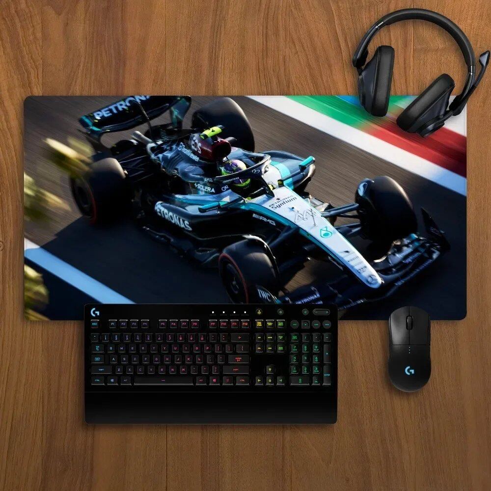 フォーミュラ1 F1 マウスパッド 滑り止め ロックエッジ オフィス 学生 ゲーミング 厚型 大サイズ 900x400 書き込みマット クッション オフィスアクセサリー サイズ: 並行輸入品